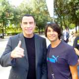 Alessandro con John Travolta